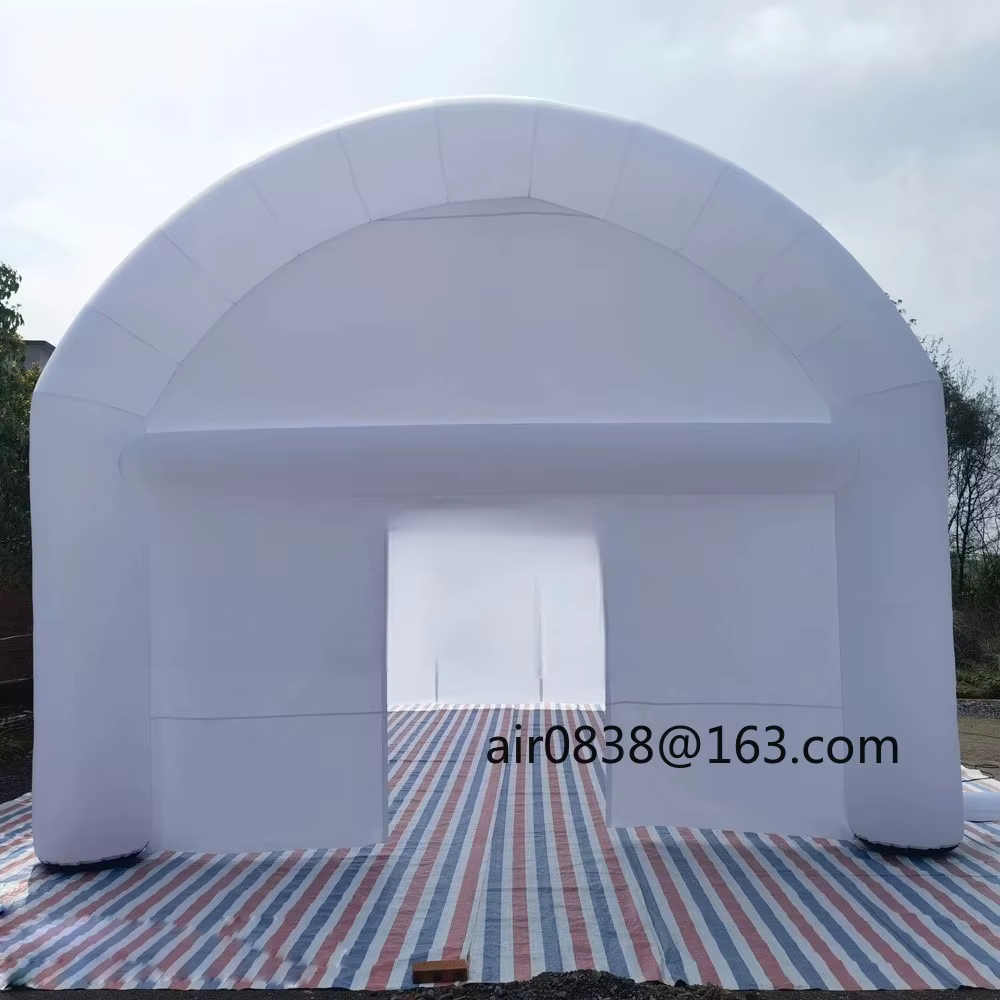 Affichage extérieur gonflable géant arc Tunnel tente Hangar Portable fête événement salle d'exposition sport chapiteau publicité Gazebo