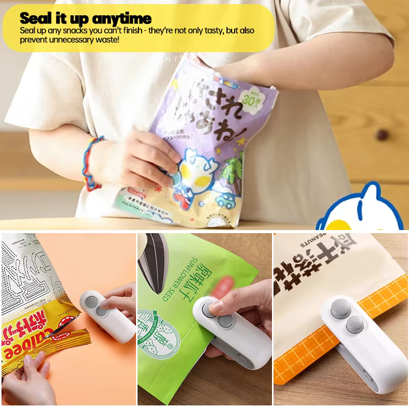 Mini scelleuse de sacs 2 en 1