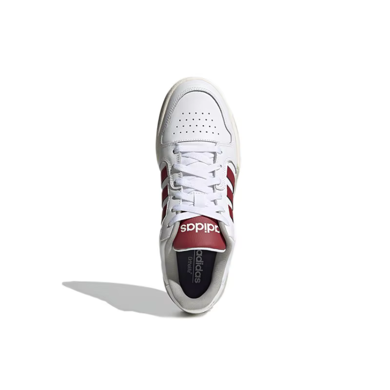 Baskets de skate classiques bicolores blanc et rouge