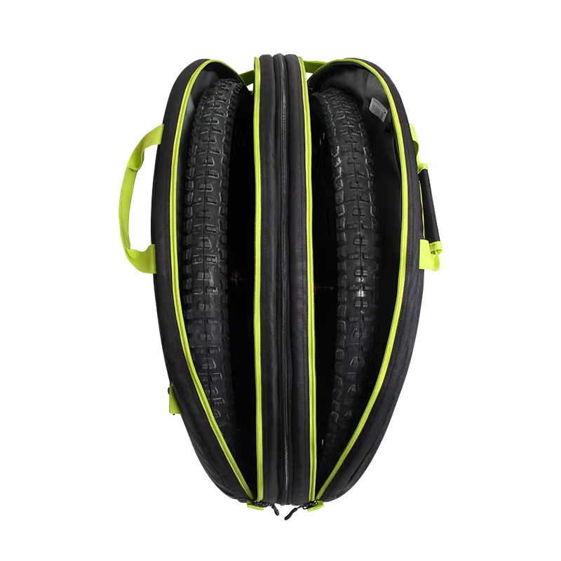 NOOYAH Sac de Roue de Vélo Sac de Transport de Vélo pour VTT Protection de Roue de Vélo de Route 3 Couches Pack de Pneu de Secours 2 en 1 Accessoires de Vélo