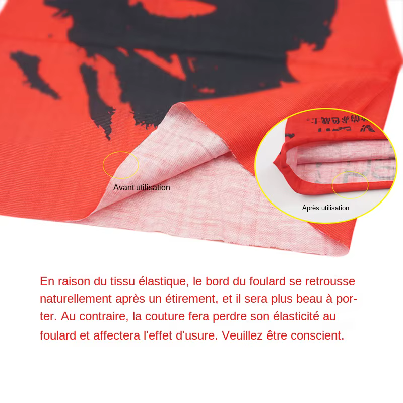 Bandana magique d'extérieur couleur néon solide