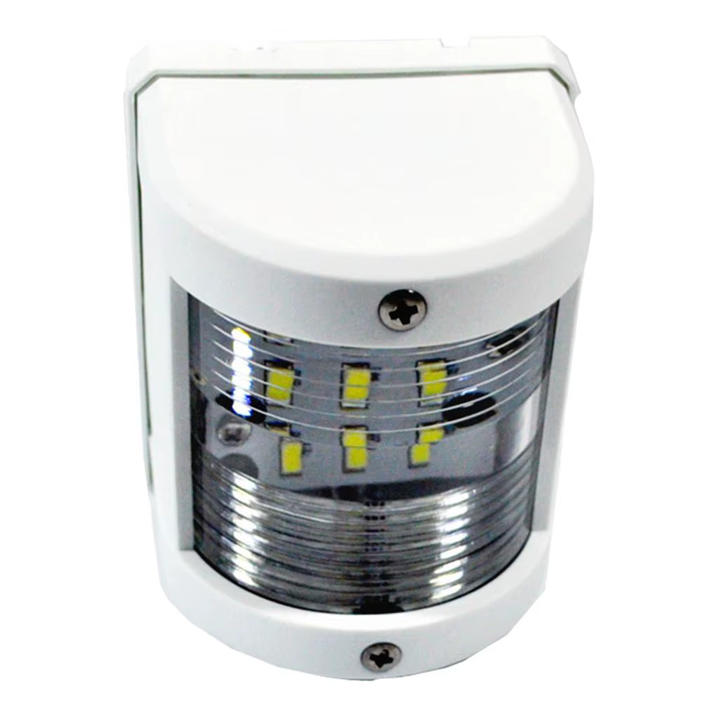 Feu de navigation marin 12V étanche à LED, lampe de traversée en ABS pour la sécurité des bateaux et les besoins d'éclairage d'ancre