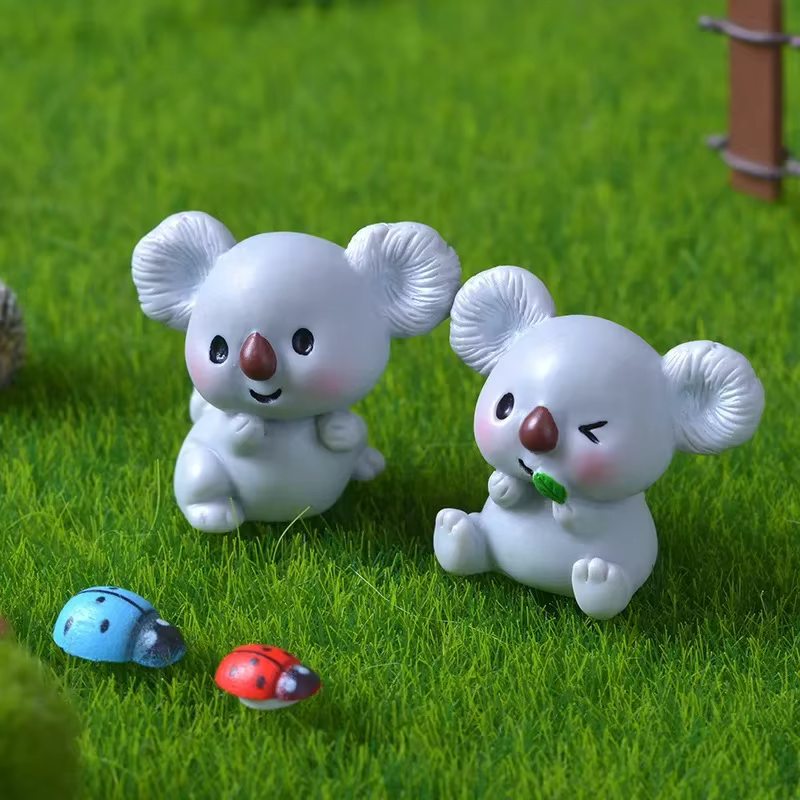 Figurines de Koala de dessin animé mignon