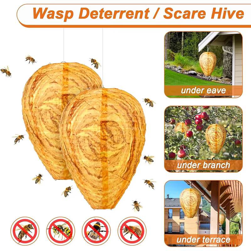 Lanterne suspendue à guêpes, nid de guêpes, étanche, attrape-mouche, piège à insectes, pliable, Patio extérieur, jardin, pièges répulsifs pour abeilles