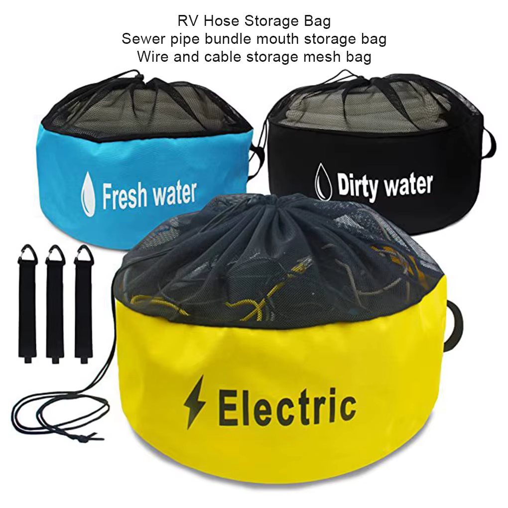Sac de rangement pour tuyau d'eau pour camping-car