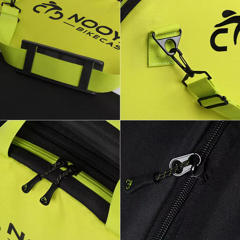 NOOYAH Sac de Roue de Vélo Sac de Transport de Vélo pour VTT Protection de Roue de Vélo de Route 3 Couches Pack de Pneu de Secours 2 en 1 Accessoires de Vélo