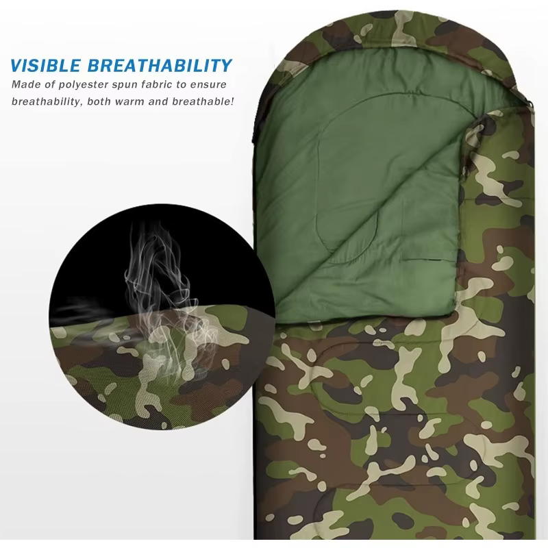 Enveloppe numérique Camouflage sac de couchage Camping en plein air