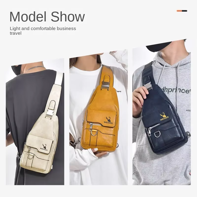 2024 Sac pour hommes chauds sacs de messager de mode grande capacité