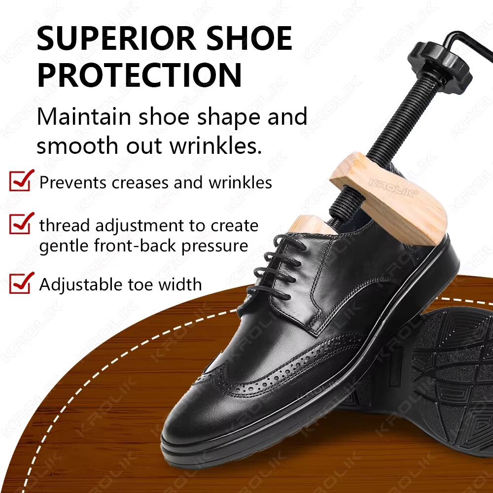 1/2 pièces civière de chaussure femmes et hommes pieds larges civière de chaussure en bois réglable grande taille extenseur de chaussure élargi longueur extensible largeur