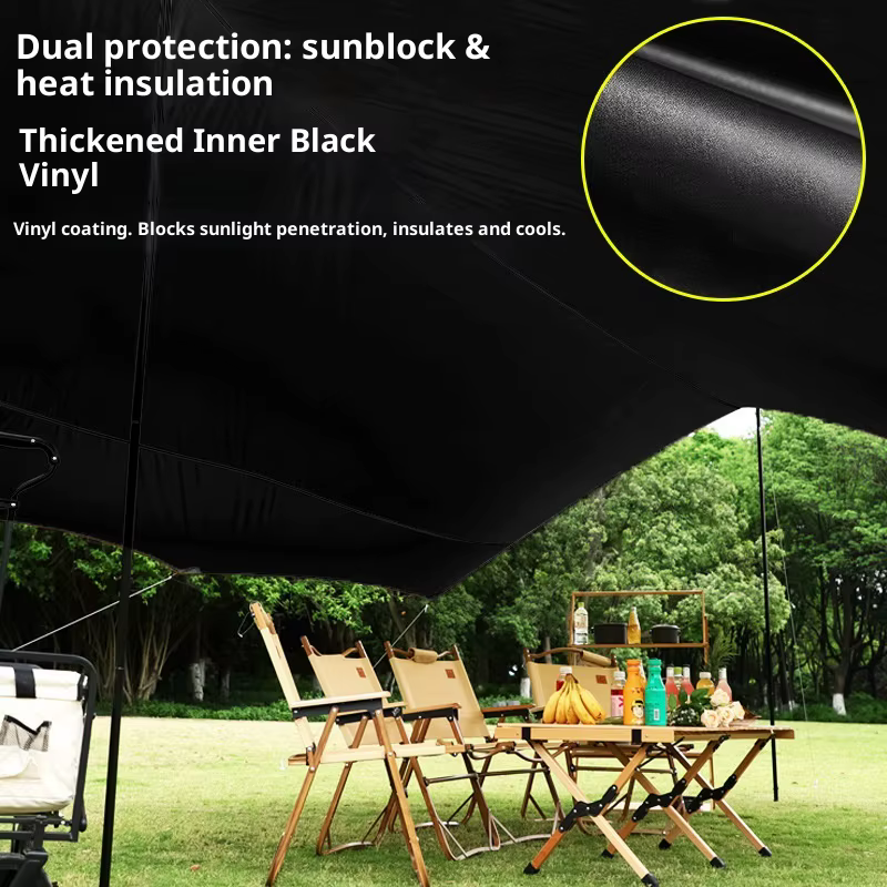 Bâche de camping imperméable robuste