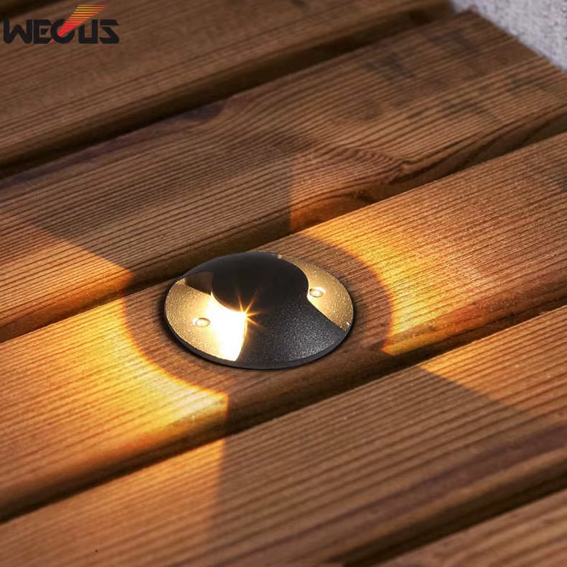 Lampe LED pour sol, étanche, encastrée, pour couloir, coin, intérieur et extérieur, pour escaliers, marches, lampe encastrée AC110V-220V/DC12V