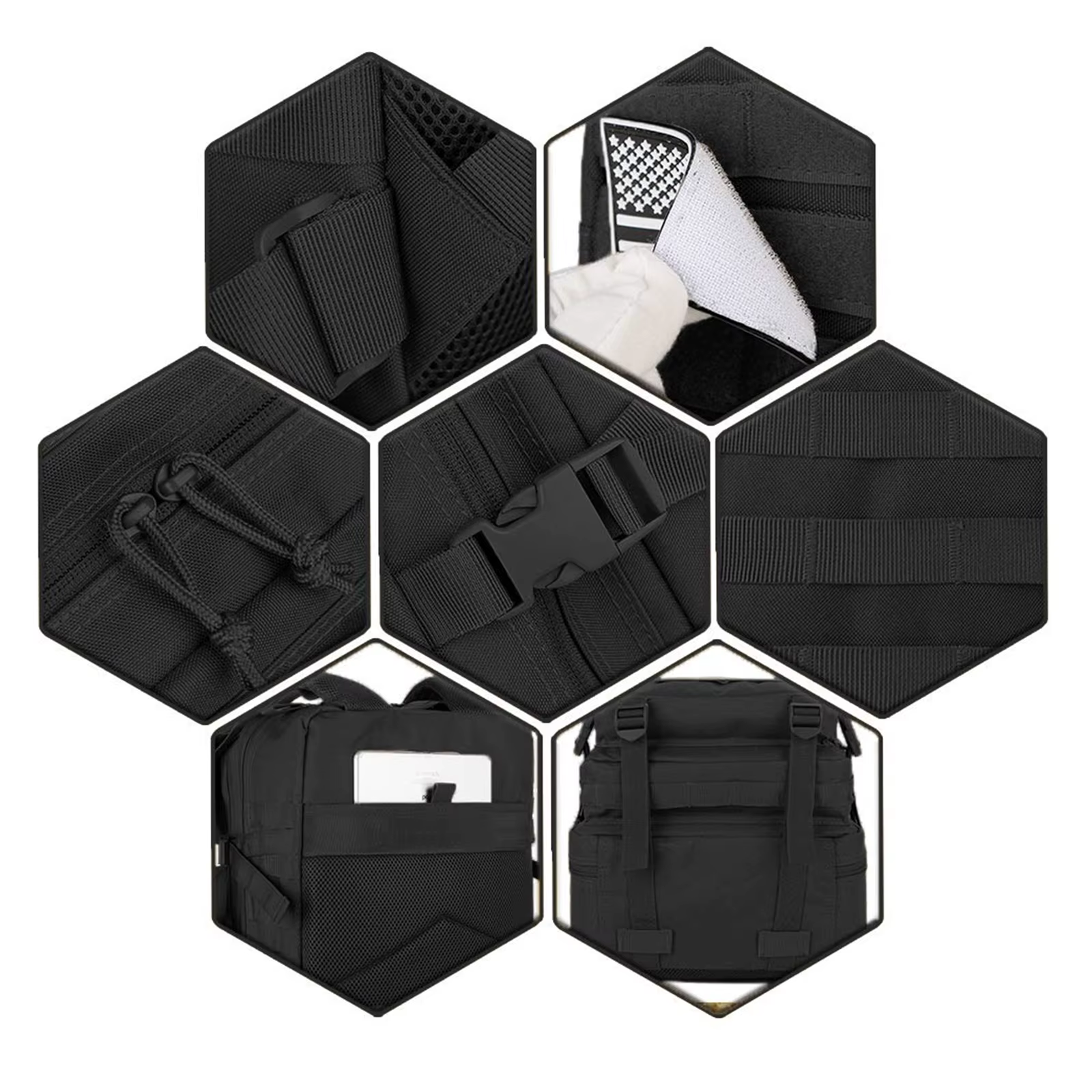 Sac à dos tactique multifonctionnel 45L Molle