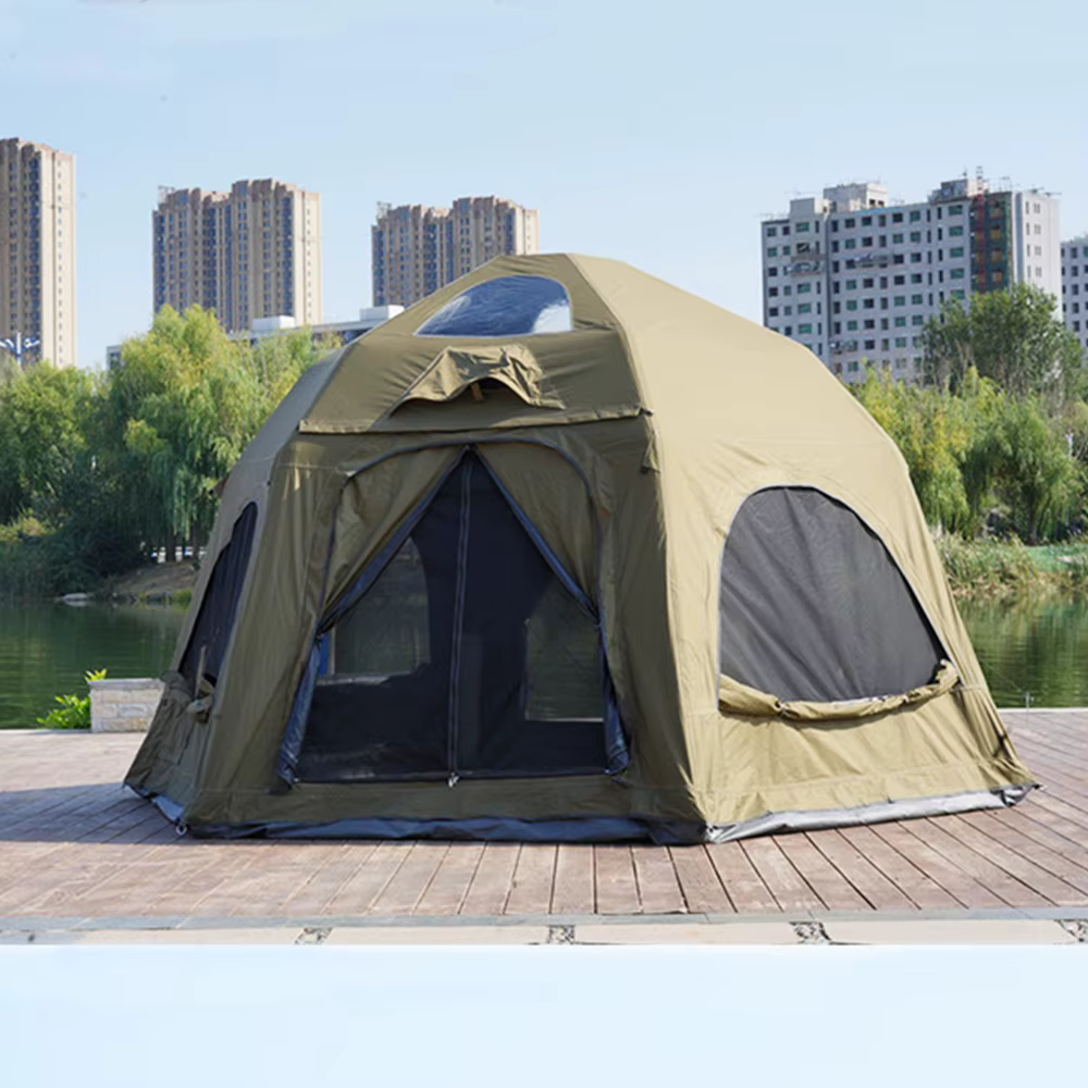 Tente de camping gonflable portable en gros d'usine