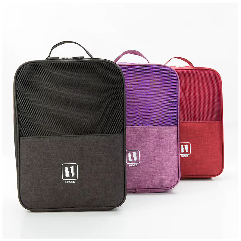 Sac à chaussures Portable pochette de rangement de voyage organisateurs bagages vêtements valise de rangement de maquillage sac de rangement de chaussures de voyage pochette de tri