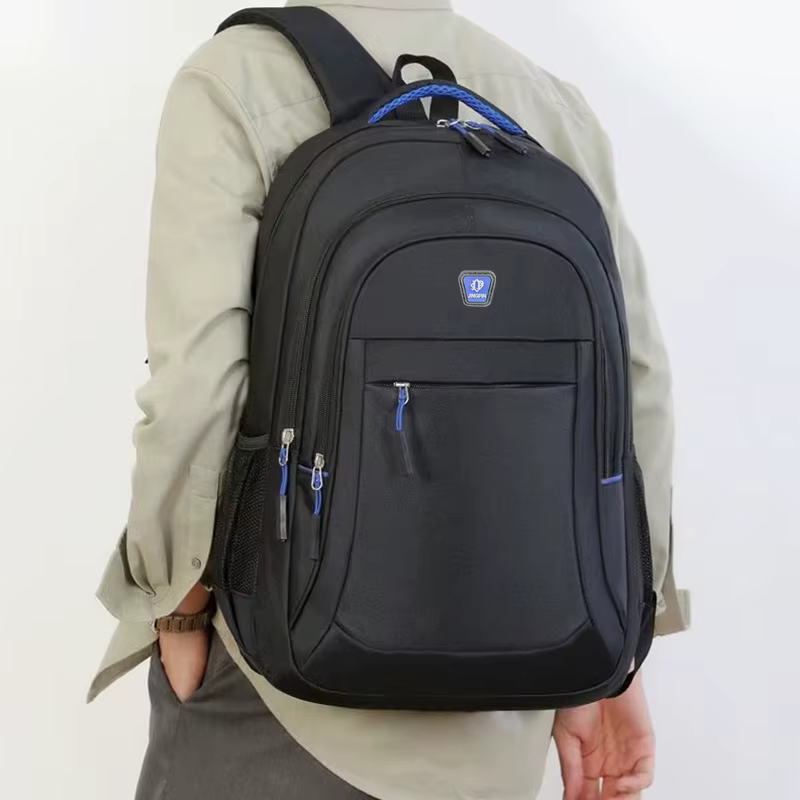 Sac à dos scolaire durable et résistant à l'eau, sac de voyage décontracté pour homme avec plusieurs poches, pour étudiants et activités de plein air