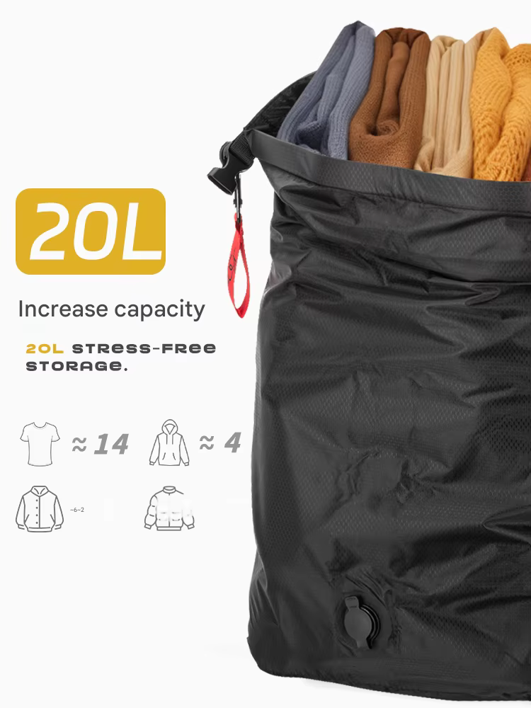 Sac de rangement à Compression sous vide