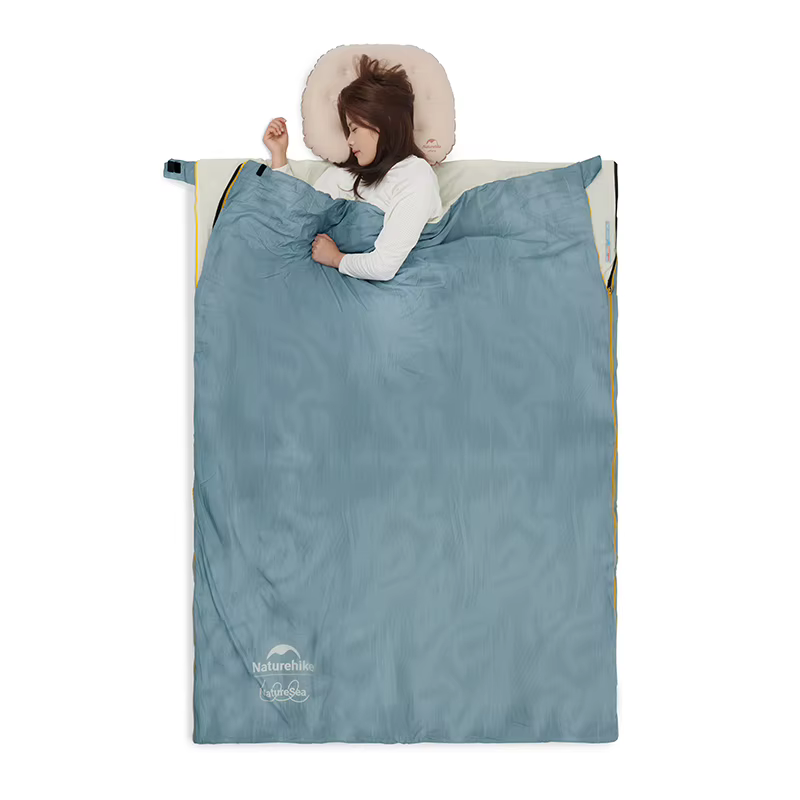 Naturehike – sac de couchage d'extérieur ultraléger, enveloppe d'hiver épissable, pour Camping, couette en coton imperméable pour adultes
