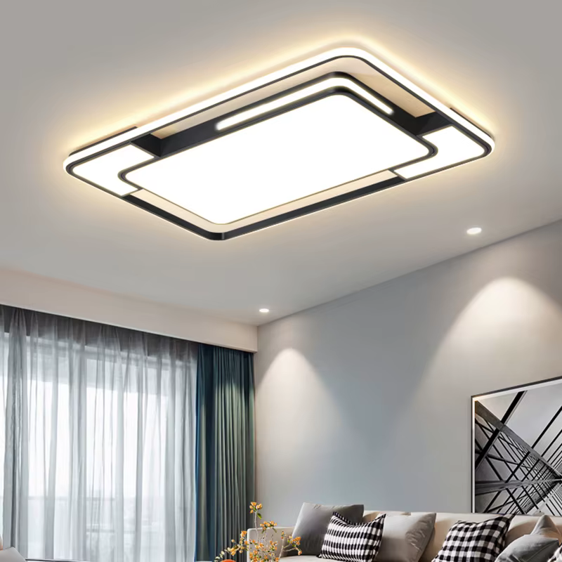 Salon LED plafonnier moderne Simple chambre salle à manger lumière nordique Lustre décoration de la maison éclairage intérieur Lustre