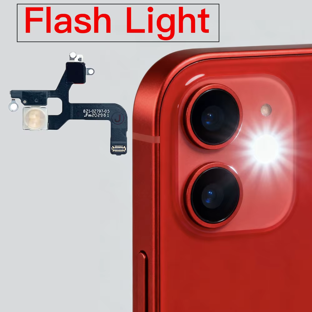 Pièce de rechange pour lampe de poche iPhone 12 13 Mini Pro Max