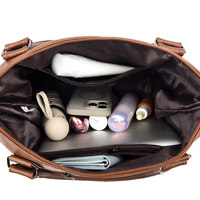 Style d'hiver Sac à main grande capacité sacs à bandoulière grand fourre-tout décontracté Sac