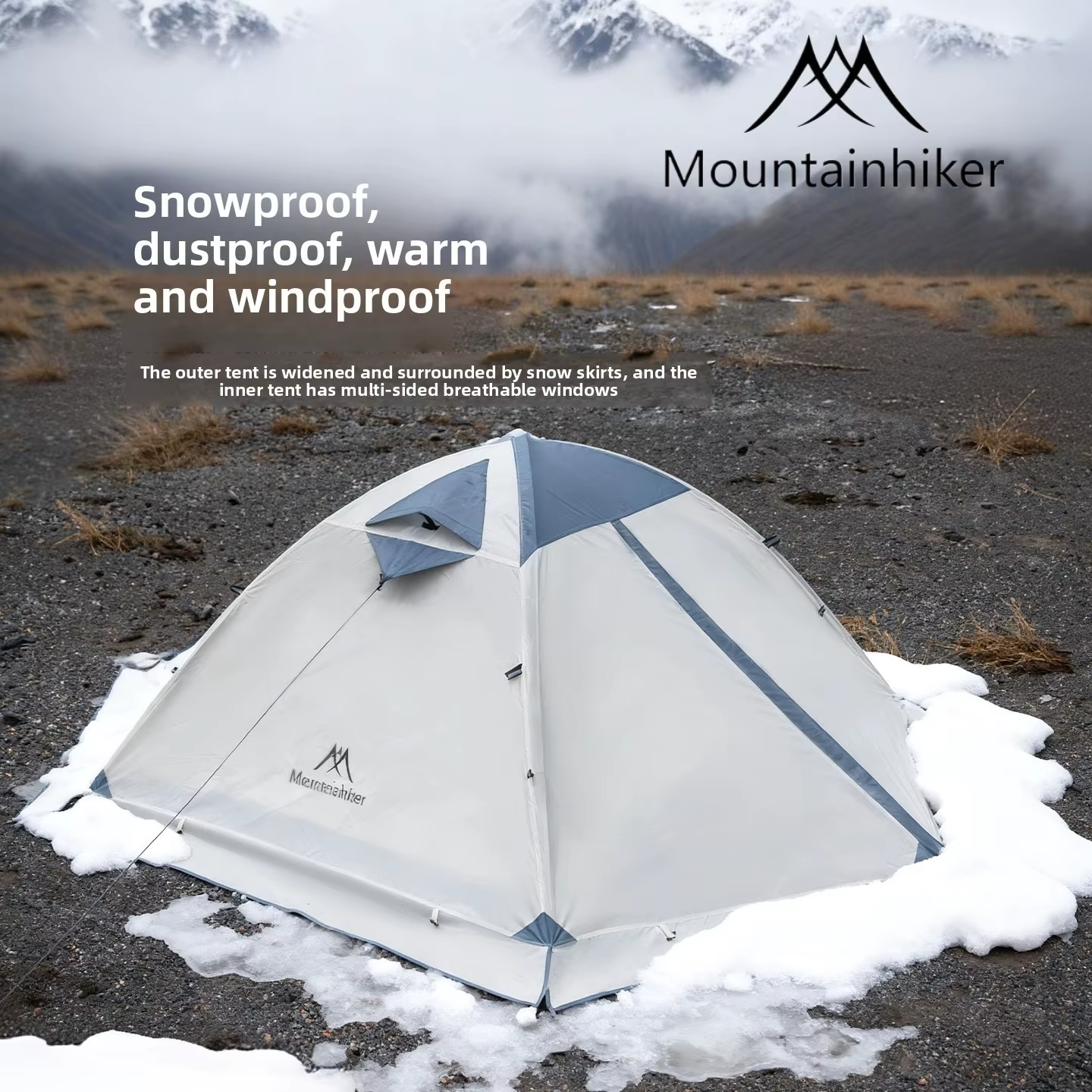 Tente de camping et de randonnée MOUNTAINHIKER 2026 pour 2-3 personnes