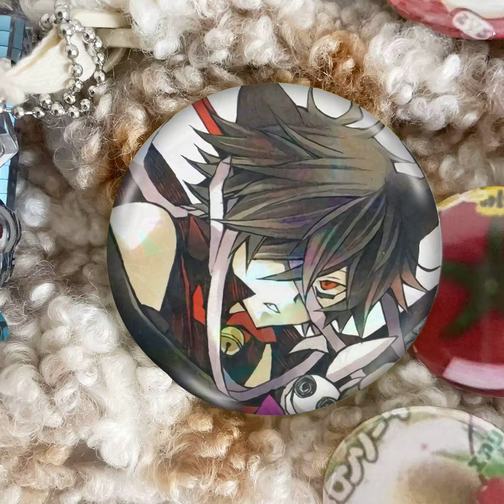 Broches à clipser rondes P-Pandora H-Hearts