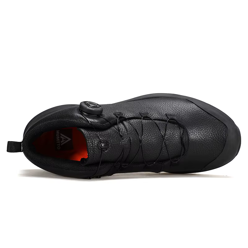 HUMTTO chaussures en cuir pour hommes hiver Camping en plein air hommes chaussures de sport respirant Trekking bottes homme antidérapant randonnée baskets