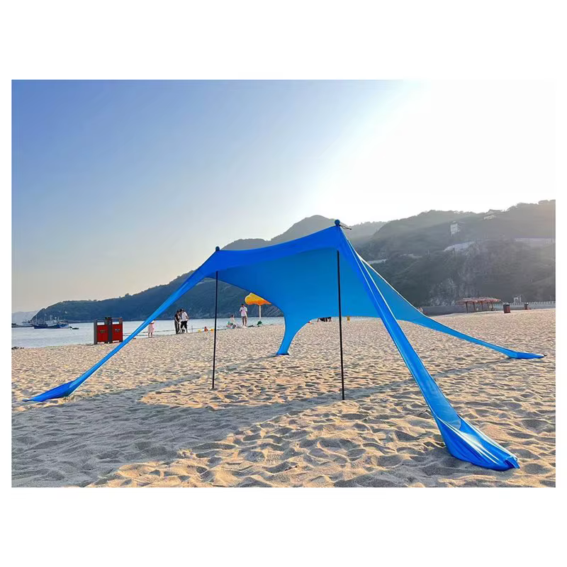 ABHS - Tente de plage, auvent de plage avec sacs de sable