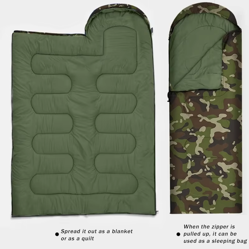 Enveloppe numérique Camouflage sac de couchage Camping en plein air