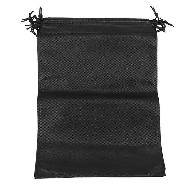BSEVB-24 pièces sac à chaussures, couverture chaussures noir étanche Anti-poussière stockage sacs portables pour les Sports de voyage