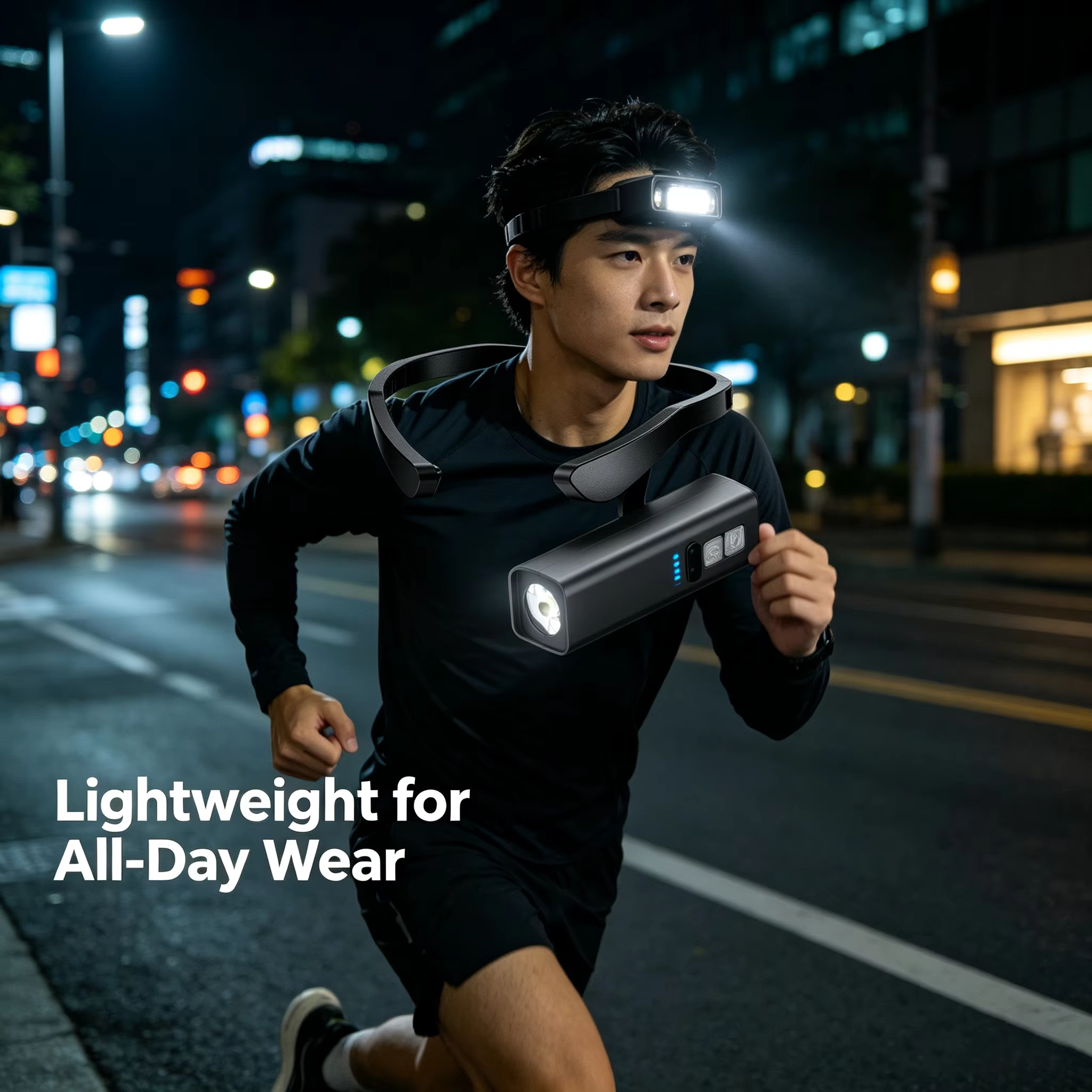 Lampe frontale à clip d'oreille 2026 – Phare LED lumineux