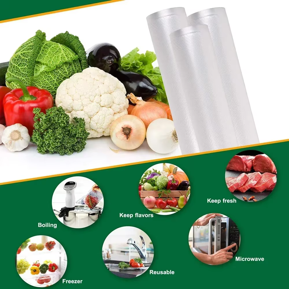 Sacs en rouleau Sous Vide pour Machine d'emballage sous vide