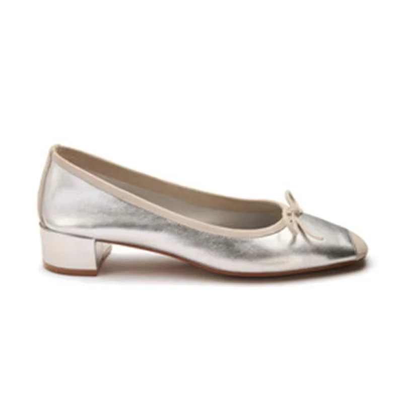 Aneikeh ballerines respirant soie ballerines femmes été automne sans lacet mocassins bout carré nœud papillon plat chaussures décontractées