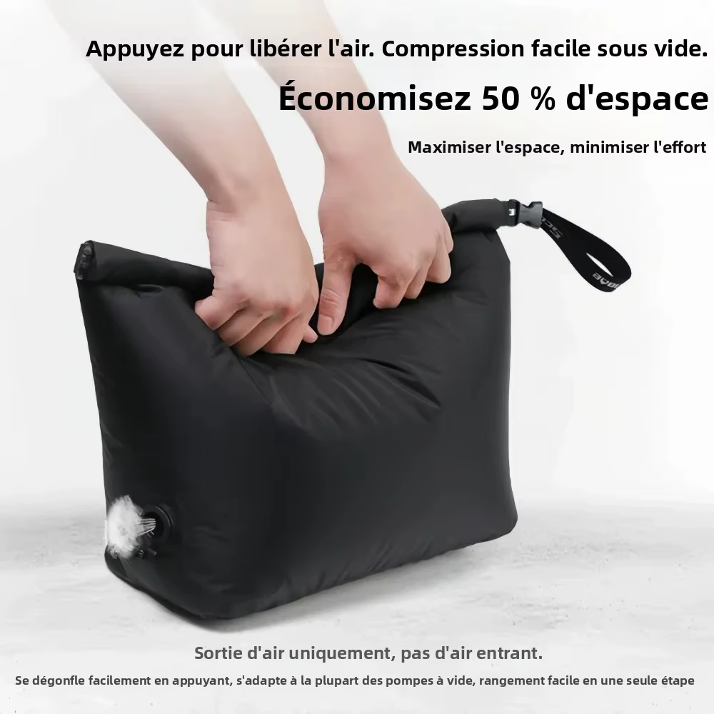Sac de compression sous vide pour voyage