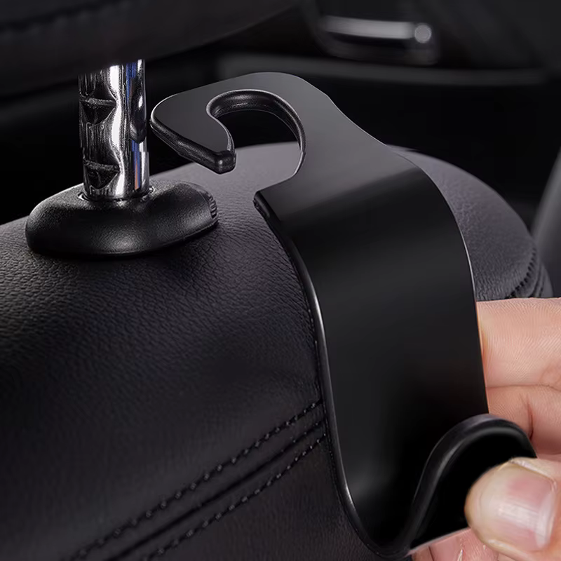 Crochets de repos de sauna de voiture pour sacs, support de dossier de siège, clips de support d'évaluation, crochets de fixation automatiques, rangement de voiture, accessoires intérieurs, 1/4 pièces