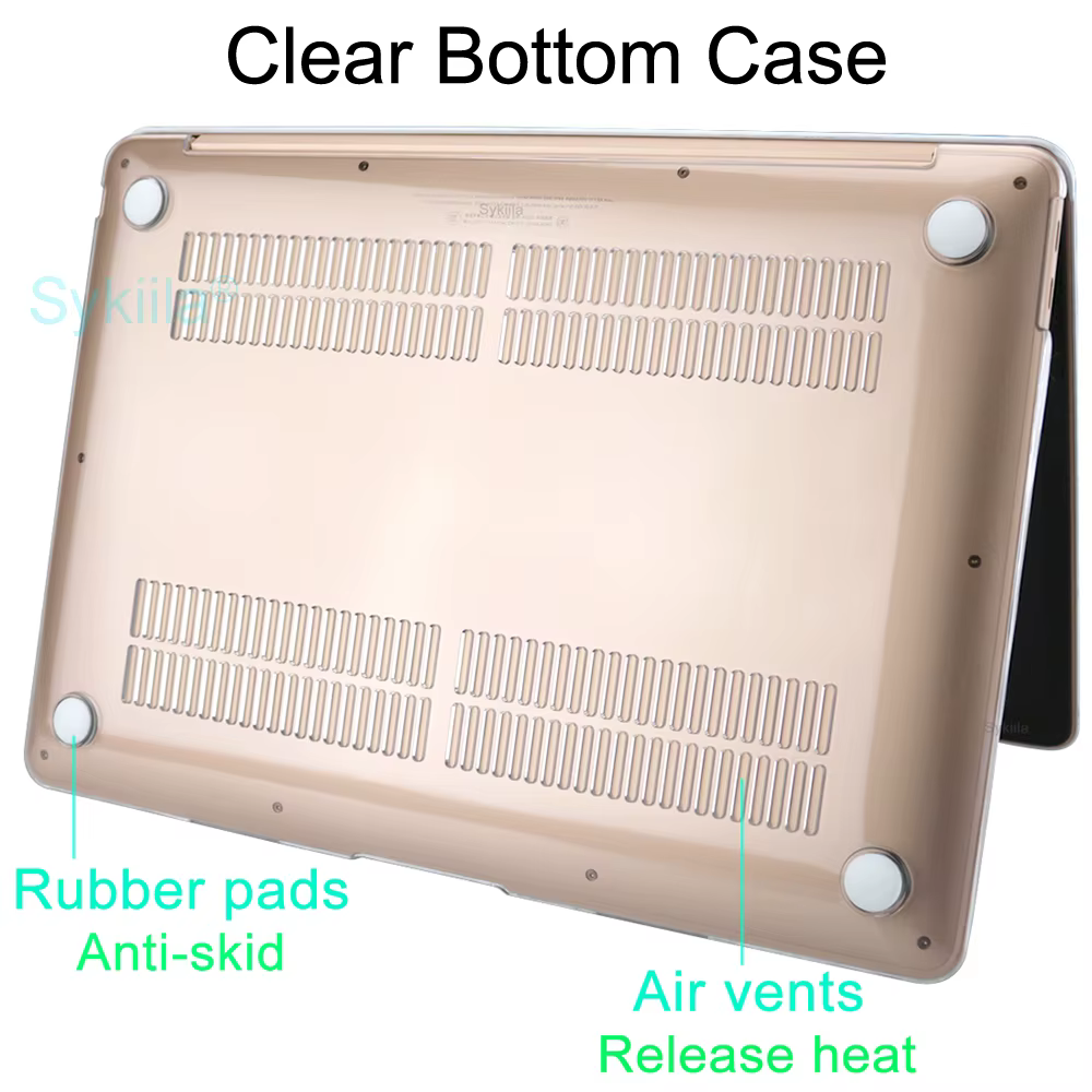 Étui pour Macbook Air 13 M5 M1 Pro 14 M4 13M3 15 16 M2 Coque rigide pour ordinateur portable Accessoire pour ordinateur portable Housse A3449 A3448 A3427 A3426 Neo 12