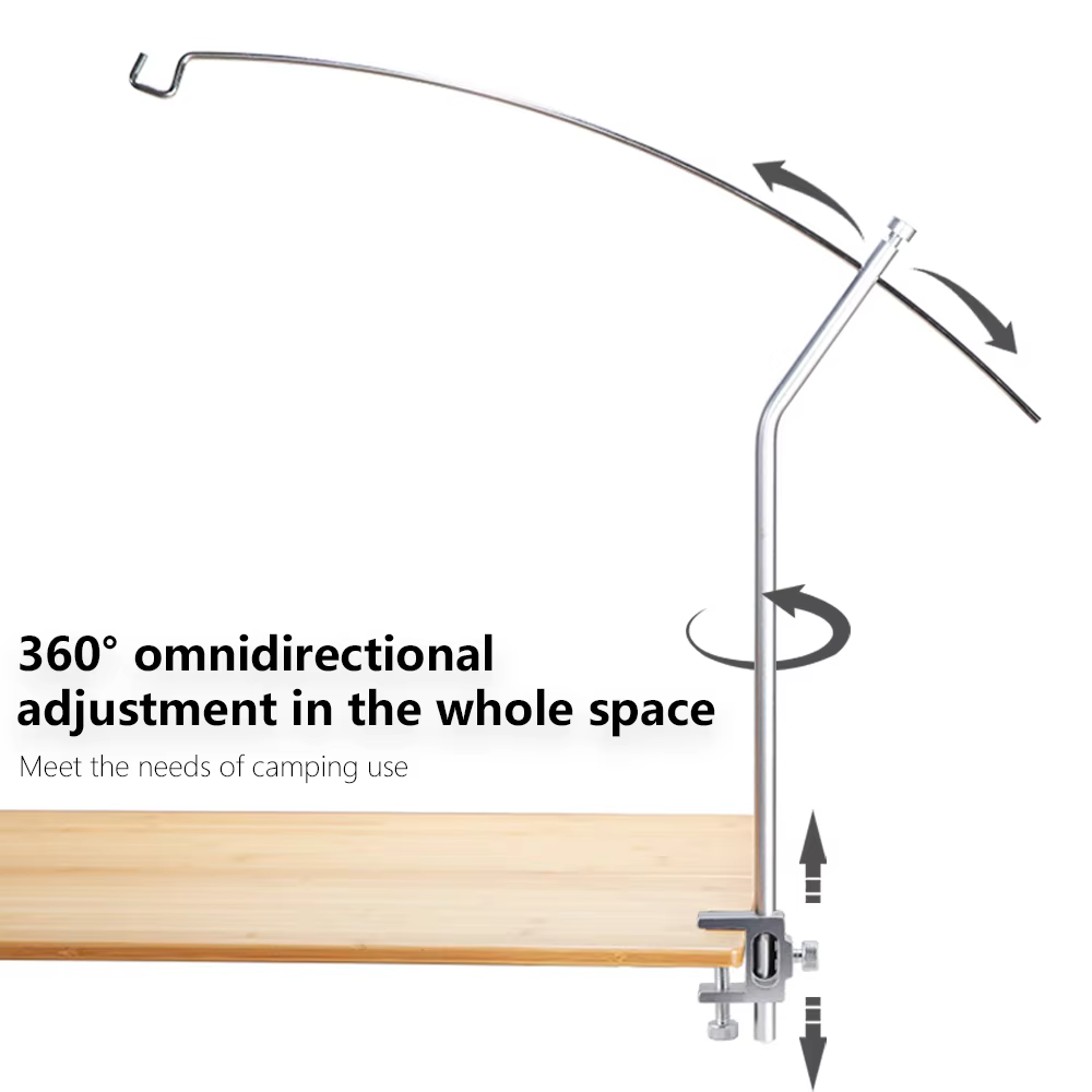TARKA support de lanterne détachable réglable ultraléger lumière table extérieure Portable
