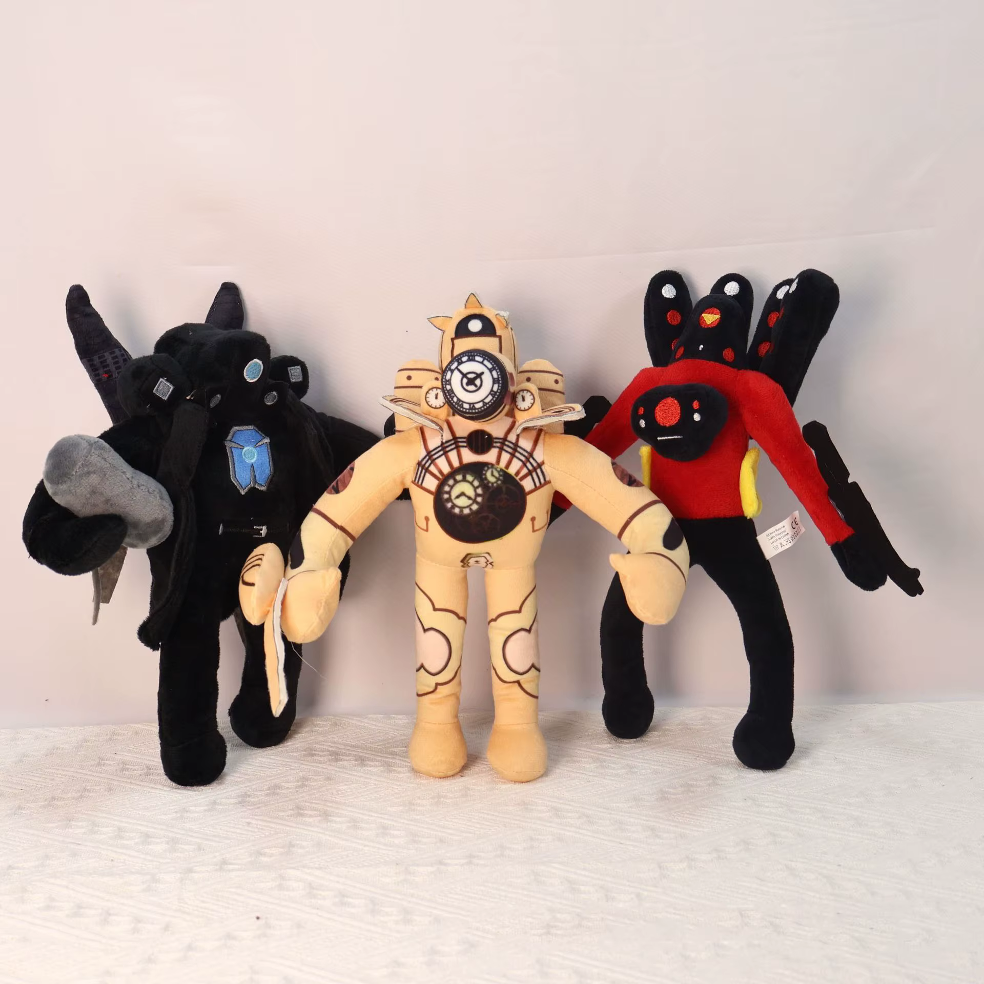 Skibidi Toilet Bosses Titan TV Man Cameraman jouets en peluche pour les fans et les amis magnifiquement animaux en peluche poupée cadeau de noël