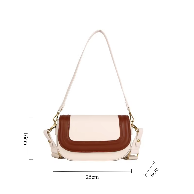 Sac bandoulière vintage en cuir vegan pour femme, convertible, grande capacité, avec poignée supérieure, idéal pour les trajets quotidiens