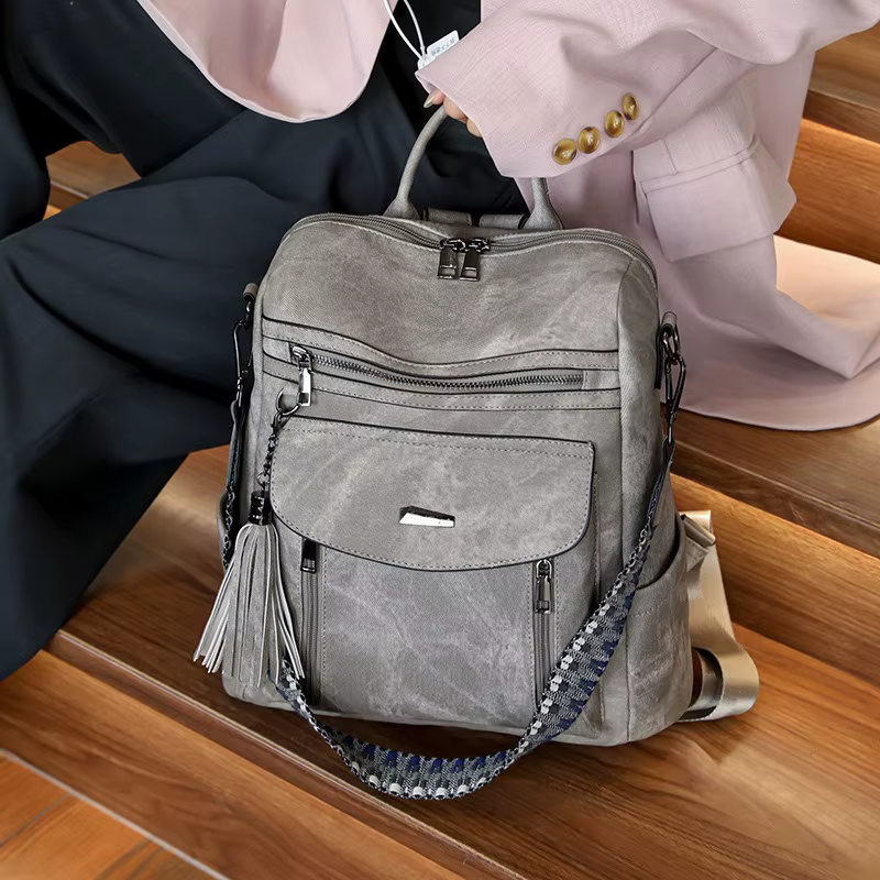Sac à dos en cuir PU pour femmes