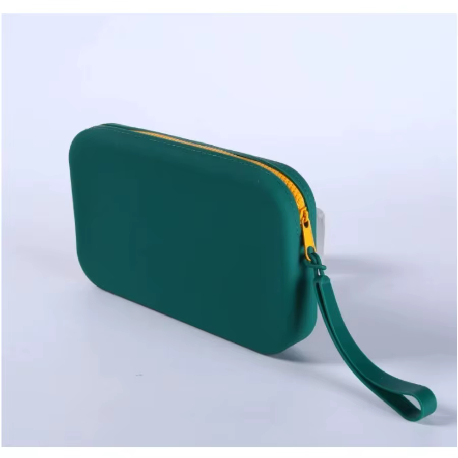 Sac de rangement carré en silicone de grande capacité