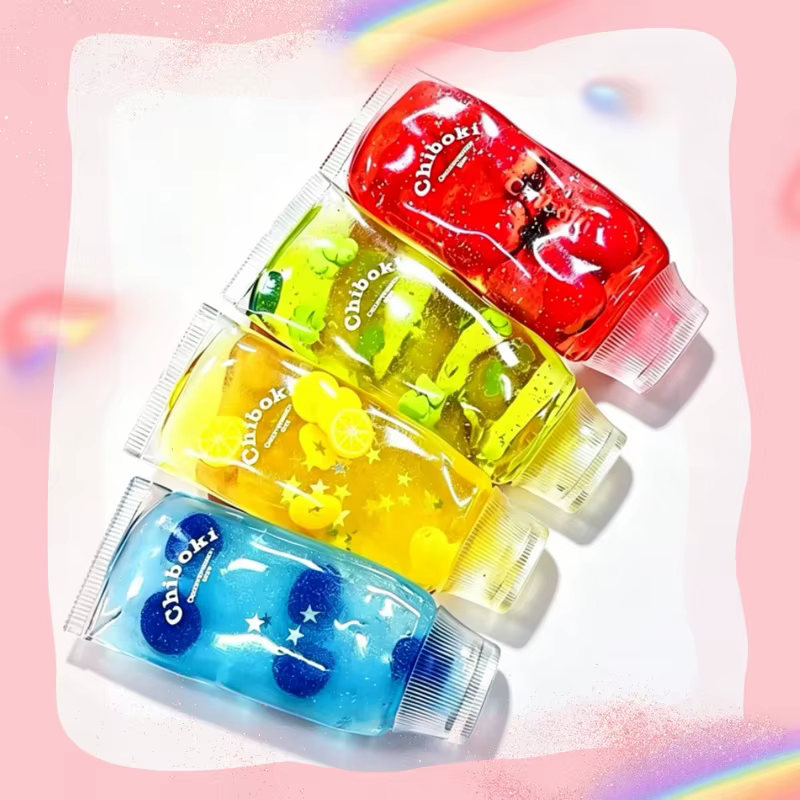 Jouets à presser Kawaii Chiboki en forme de fruits, plusieurs styles, jouet sensoriel anti-stress à pincer, cadeau de décompression, vente en gros