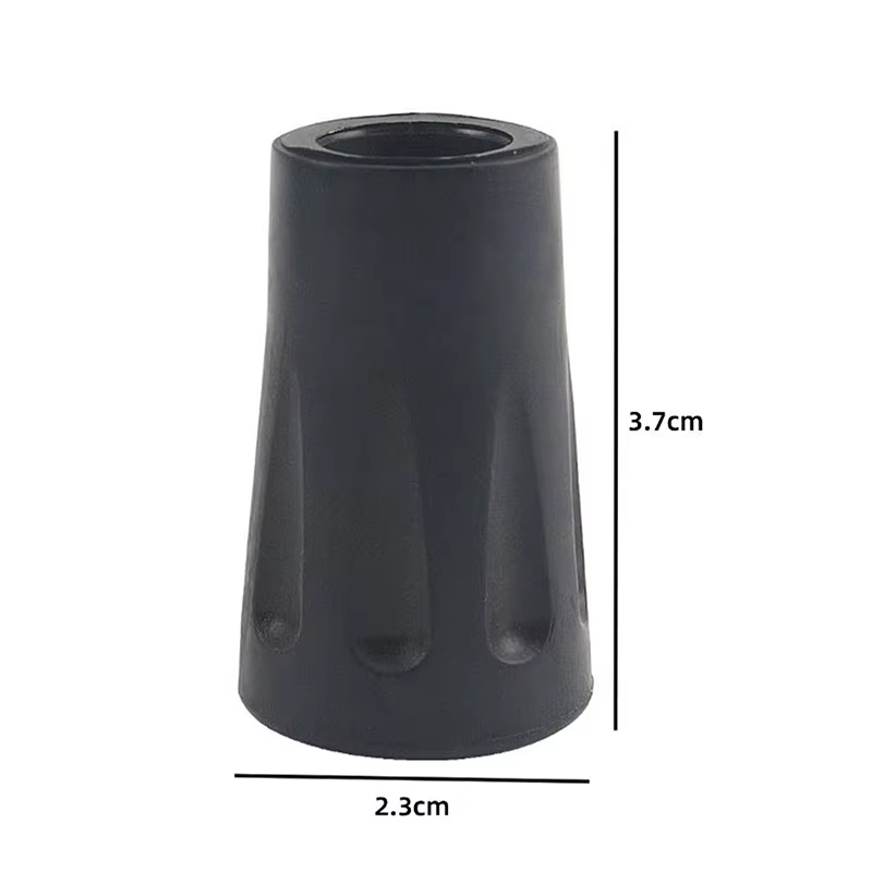 Six bâtons de randonnée antidérapants, capuchons de protection, coussinets en plastique pour couvre-pieds pour bas de bâtons d'escalade