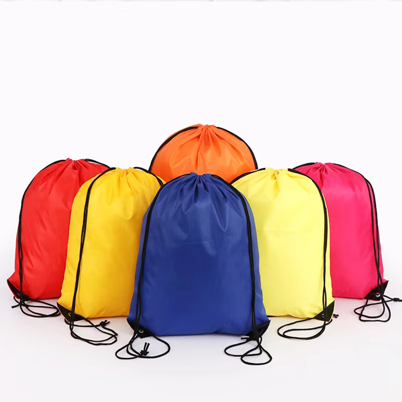 Sac à cordon imperméable 5/10/20, sac à dos réutilisable pour marathon, sac de rangement pour le basketball et le football pour étudiants, logo personnalisable