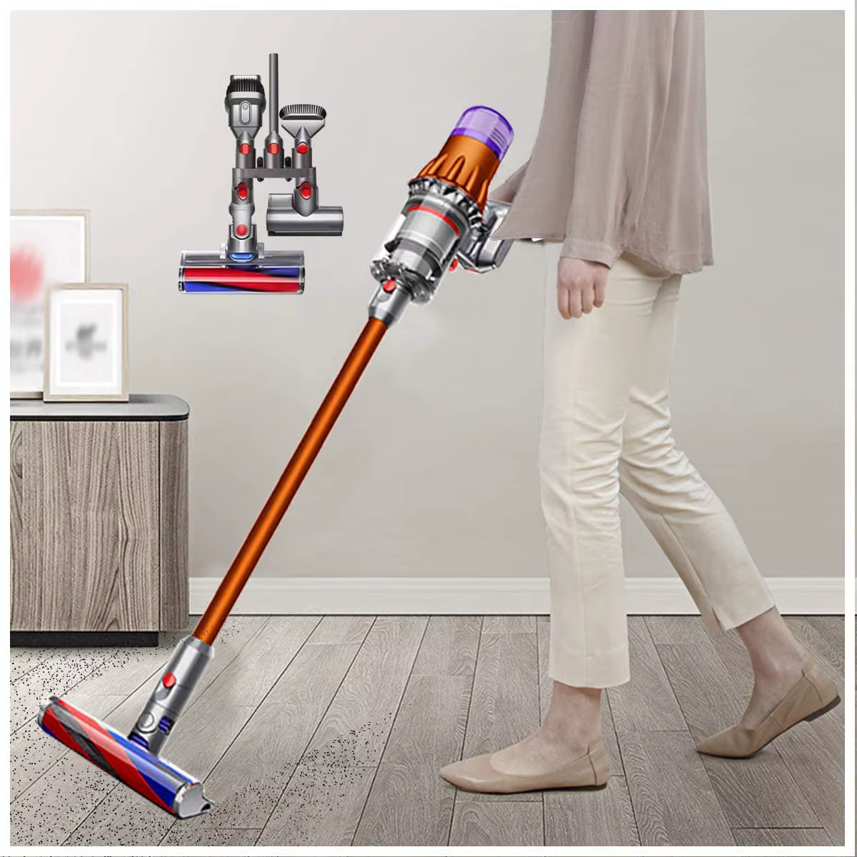Support de rangement pour aspirateur Dyson V7 V8 V10 V11