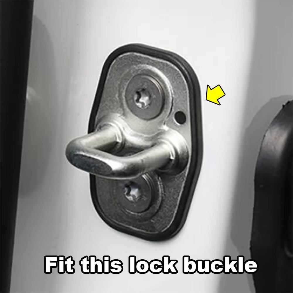 Accessoires pour Jeep Avenger 2023 2024, couvre-boucle de porte intérieure, autocollants de garniture, pièces automobiles en Fiber de carbone noire