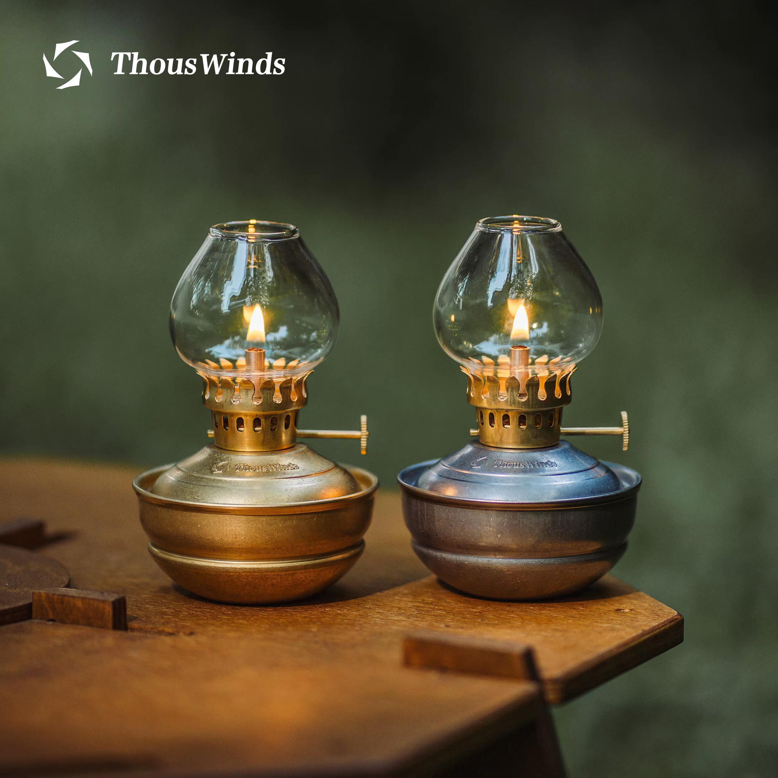 ThousWinds Luminara Mini lampe à huile coupe-vent lanterne de Camping 20h longue durée d'éclairage Portable rétro lumière Camping en plein air randonnée