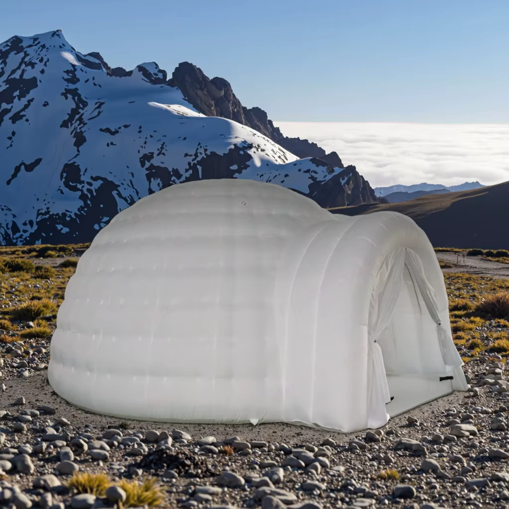 Grande tente dôme igloo gonflable de 10 mètres de diamètre pour les activités de plein air