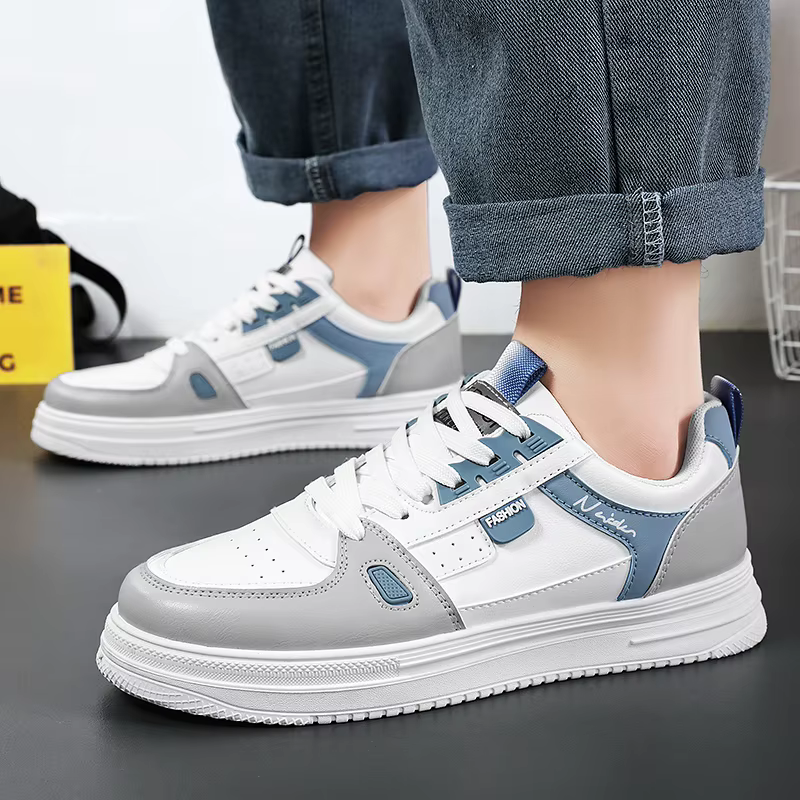 Baskets de sport vulcanisées de luxe pour hommes