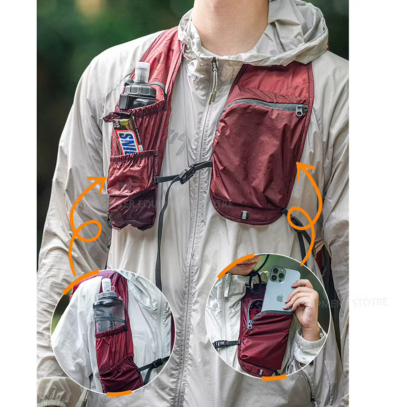 HIKEMAN 20 + 6L sac à dos pliable ultraléger sac étanche pour voyage randonnée en plein air taille de poche